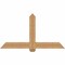 Ekena Millwork Eugene Smooth Timber Gable Bracket, Western Red Cedar, 60"W x 32"H x 5 1/2"D x 5 1/2"F, 13/12 Pitch GBW060X32X0606EUG00SWR - alternate 1